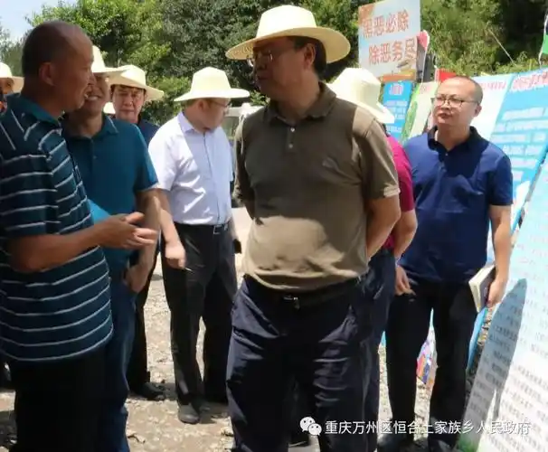 区长卢勇调研恒合土家族乡双亮工程