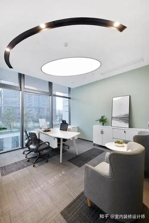 16款61本土企业大boss经理室设计