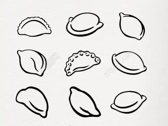 编春节一盘水饺简笔画的画法步骤教程饺子儿童简笔画图片评论0341字