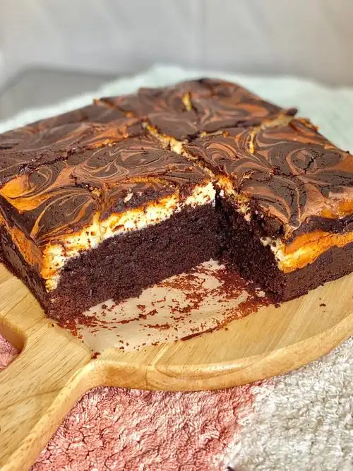 大理石芝士布朗尼🍫🧀