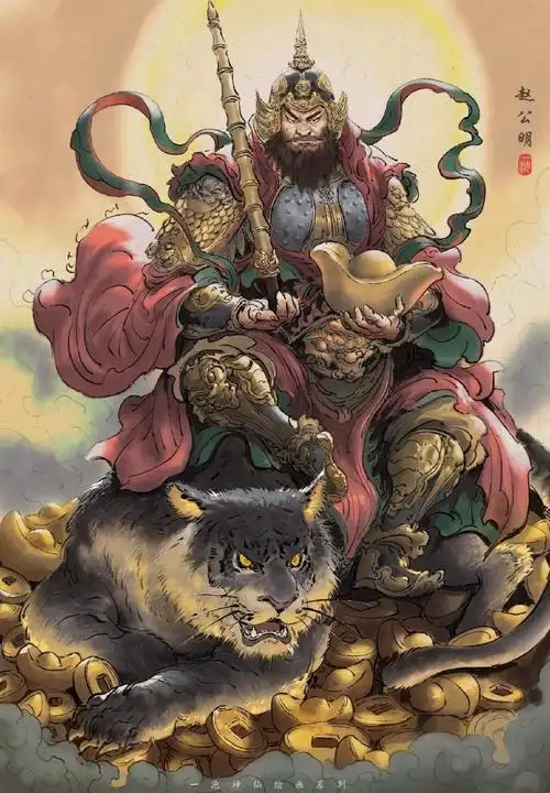 财神生日壁纸#今天是农历三月十五  也是武财神赵公明的诞辰日9