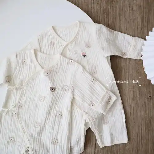 孕期囤货超级软糯的棉纱新生儿衣推荐75