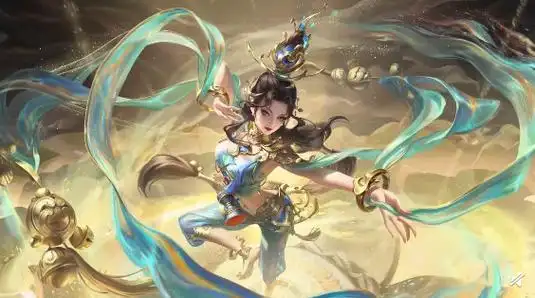 貂蝉敦煌新皮肤##貂蝉遇见胡旋