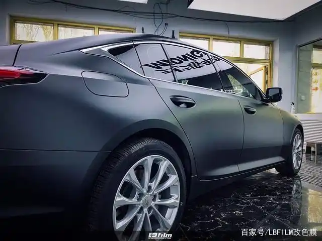 凯迪拉克-ct5全车lb改色膜亚光黑