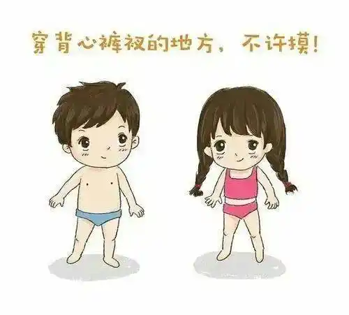 闸西中心幼儿园中一班安全活动请不要碰我