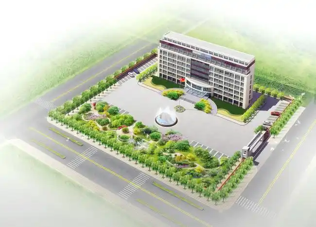 两套办公楼前广场园林景观设计