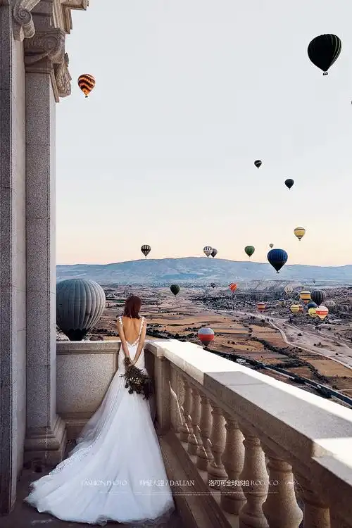 大叔莎莎带你去旅拍在大连也可以拍出的热气球