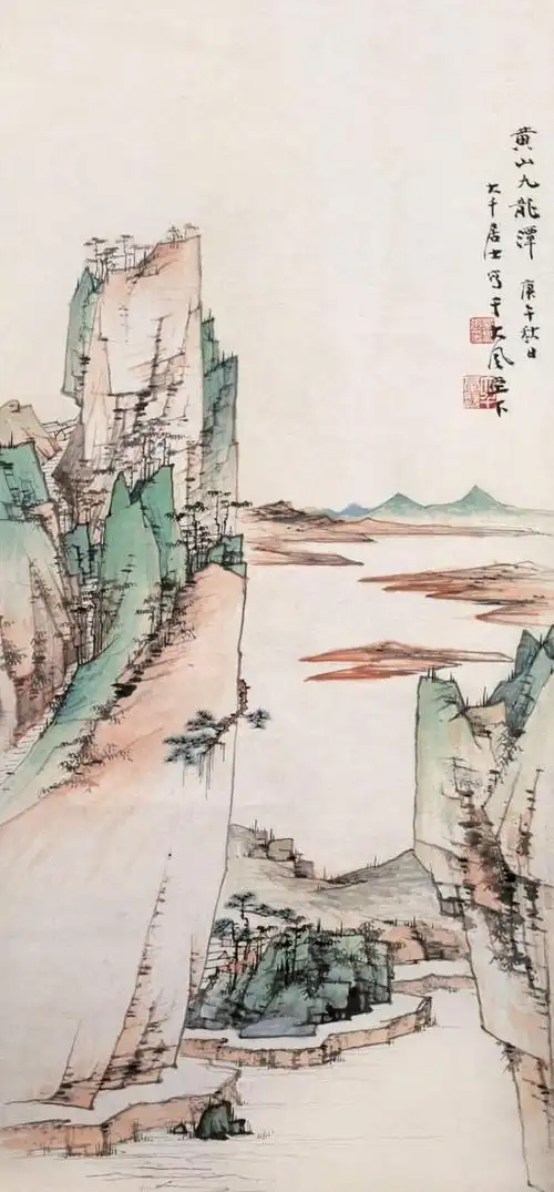 国画山水画题款大全集锦著名的山水画作品名称大全