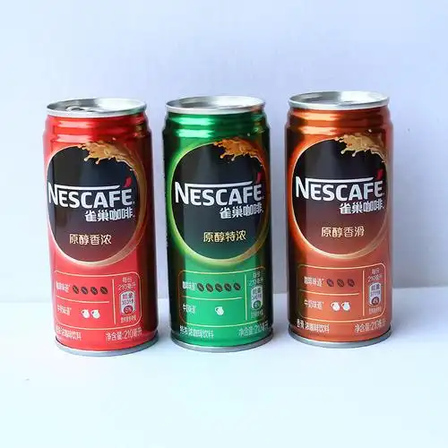 雀巢咖啡罐装原醇香香滑即饮210ml *24罐易拉罐整箱听装饮料浓