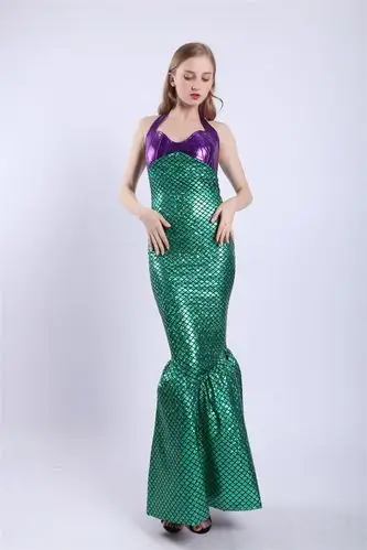 万圣节新款人鱼公主美人鱼演出服装 出口游戏制服 夜店ds舞台装