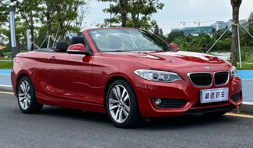 敞篷跑车[话题]# 精品捡漏二手车 宝马220i 敞篷轿跑 15万多拿下!