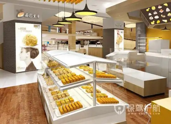 30平简约风格蛋糕店装修效果图