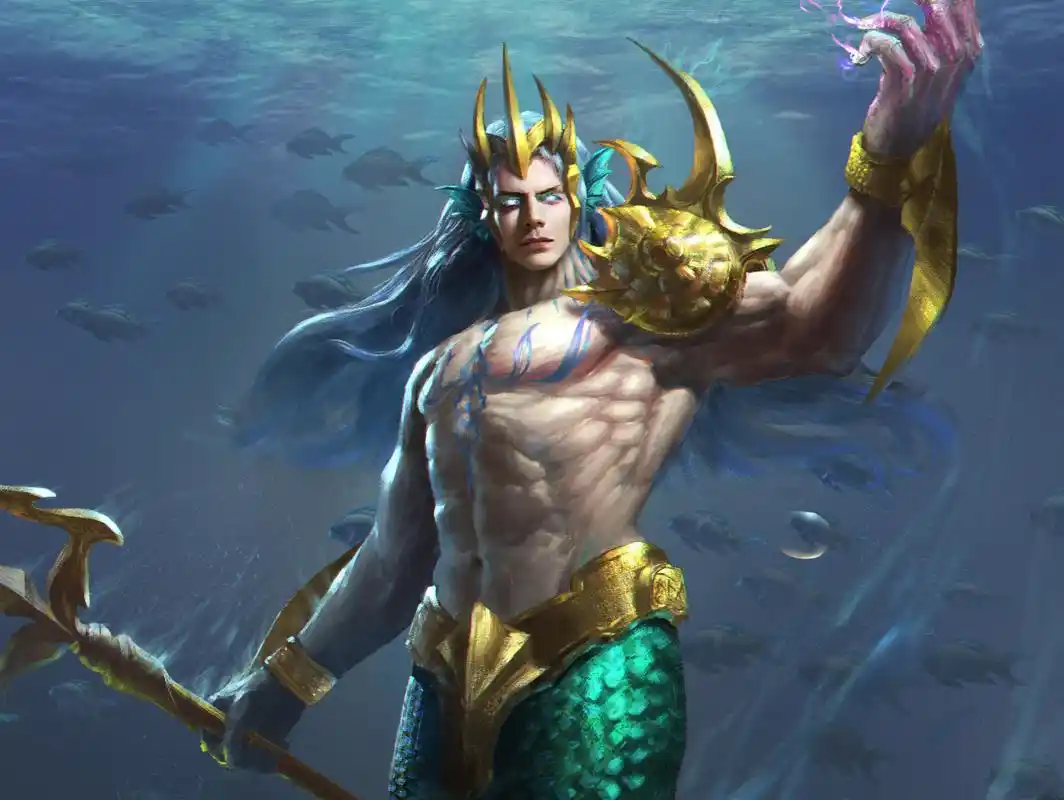 古希腊神话中呼风唤雨的人物:天神宙斯的哥哥,冥王哈迪斯的弟弟