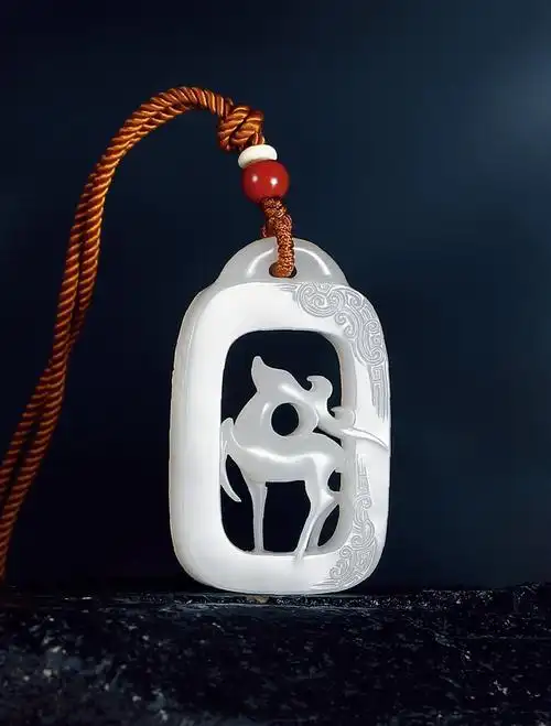 李剑 有禄 白玉挂件 - 中国当代玉雕大师作品专场 - 西泠印社2017年