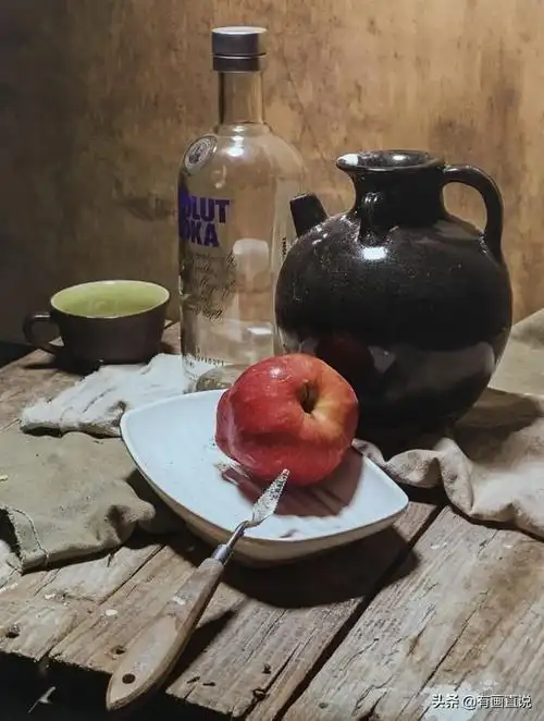 素描静物单体临摹步骤:素描静物写生步骤图高清临摹素材48张(40)