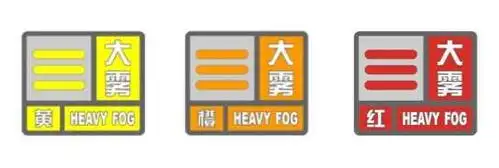 大雾预警信号