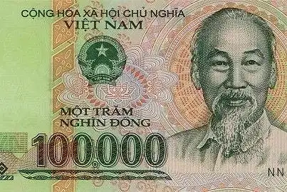 10万越南盾30元人民币