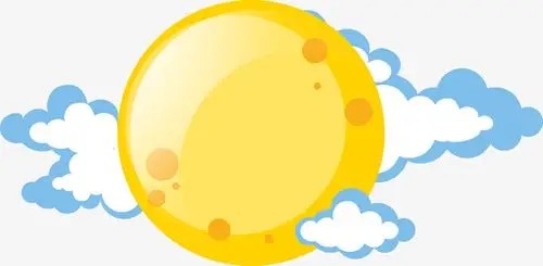 手绘卡通,动画,动漫,云朵,一轮明月,黄色,圆月,中秋海报设计