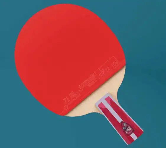 dhs红双喜4四星乒乓球拍 t4002 e406 4002 双面反胶直横正反长胶