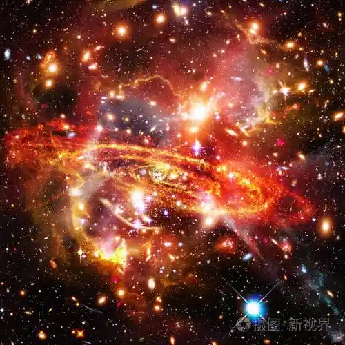 星系和恒星这张图片的元素由美国宇航局提供