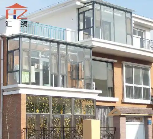 上海别墅门窗生产商 铝合金平开窗 高档断桥铝门窗制作安装