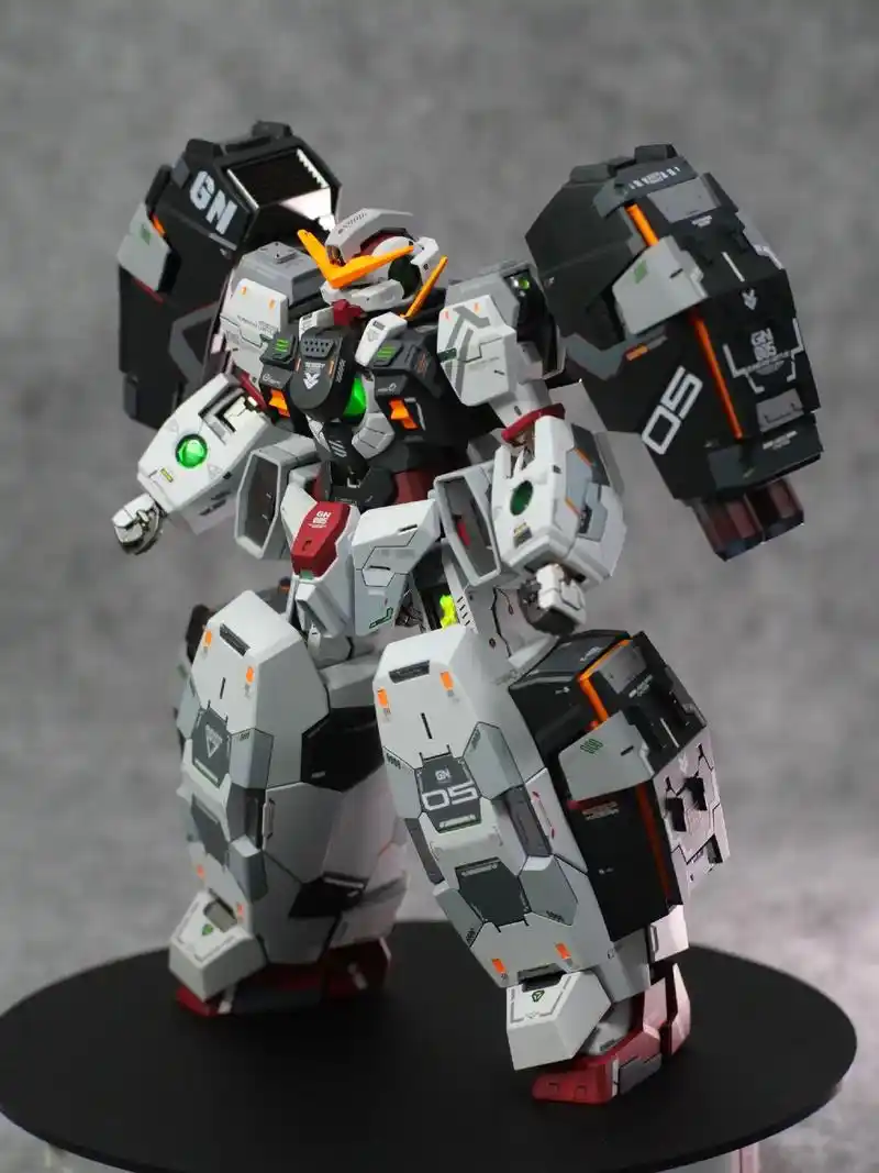 万代mg德天使喷涂成品.#高达模型 #拼装模型 #胶佬 #这 - 抖音