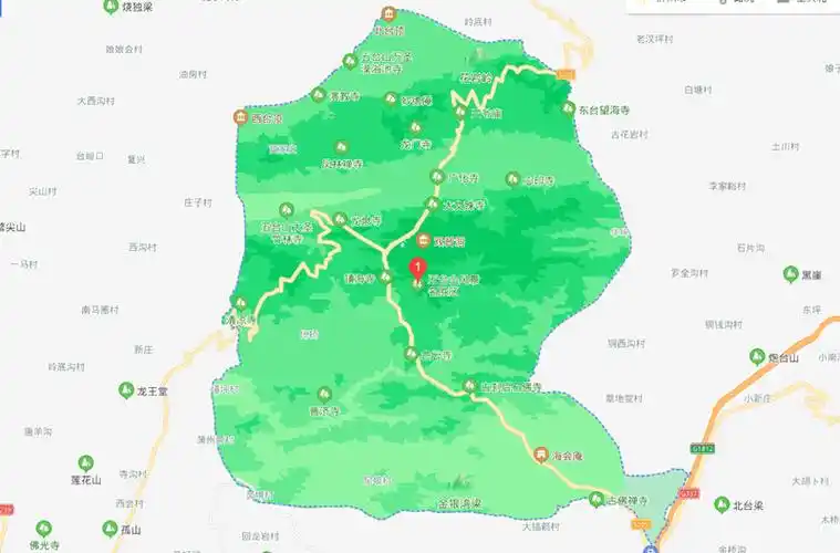 五台山在哪里五台山在哪个省哪个市五台山的详细地址与地图