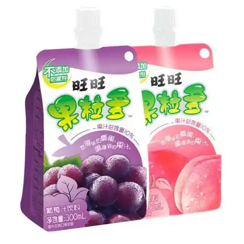 旺旺果粒多葡萄味蜜桃味香橙味多种口味饮料300ml参数