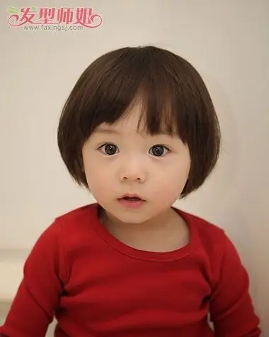 小女孩碎发 刘海包脸bobo头发型