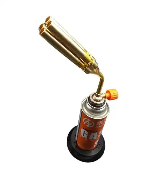 【京选好货】液化气喷火枪烧猪毛喷火枪纯铜双管3p5p铝管焊接熔金卡式