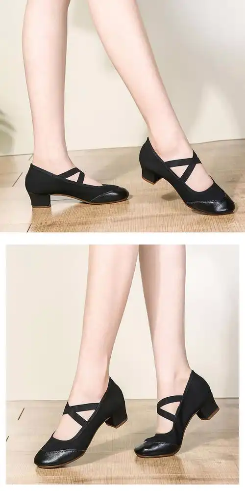 新款高品质广场舞鞋女四季舞蹈鞋广场舞鞋子女成人夏季跳舞鞋中老年软