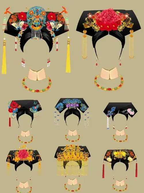 彩虹堂打卡53清宫旗头合集12