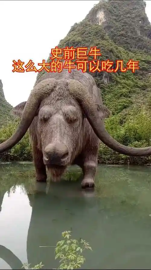 史前巨牛,这么大的牛可以吃几年?