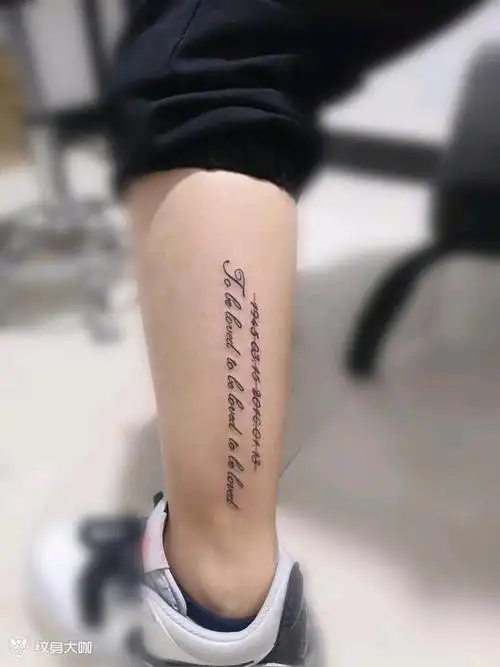 字母_纹身图案手稿图片_无.纹道的纹身作品集