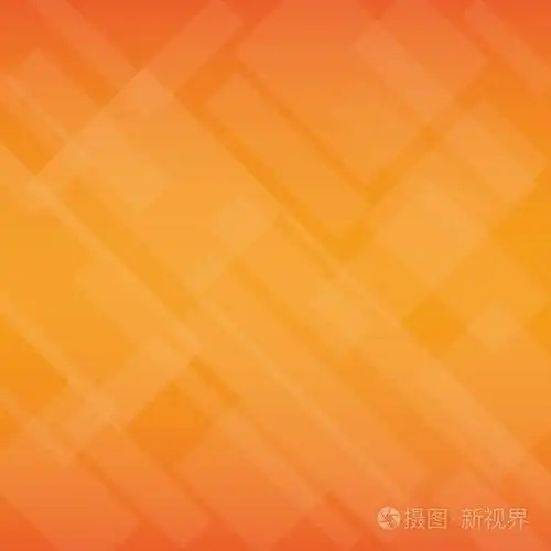 与许多正方形的橙色背景