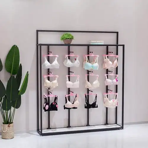 架子内衣展示架高档靠墙文胸落地式内裤陈列货架内衣货架