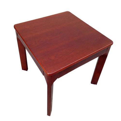 清莲花沐单人茶几qlhm—cj102实木办公茶几小茶几600*600*450mm