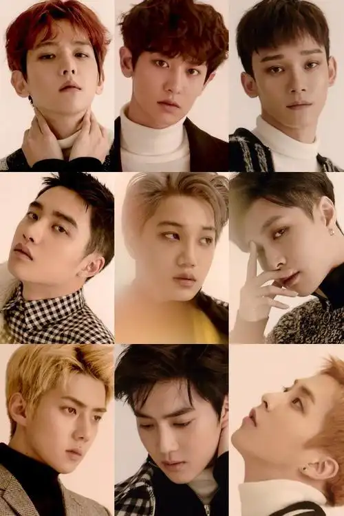 exo九宫格照片集-文玲michelle