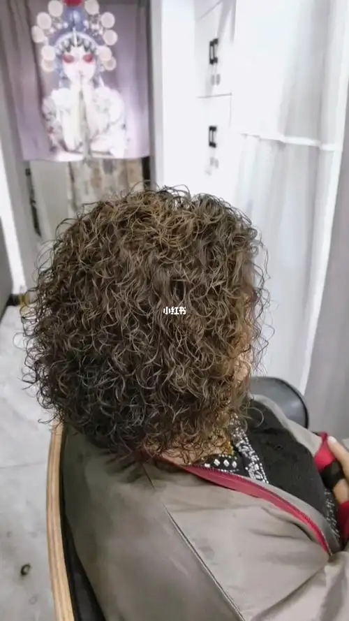 减龄短发小爆卷   适合细软塌硬发质 卷度密集小,显得整个发型饱满