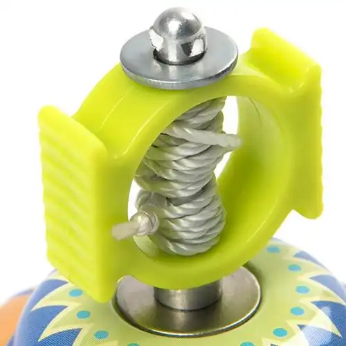 儿童mideer弥鹿益智彩色旋转铁皮拉线陀螺户外运动陀螺