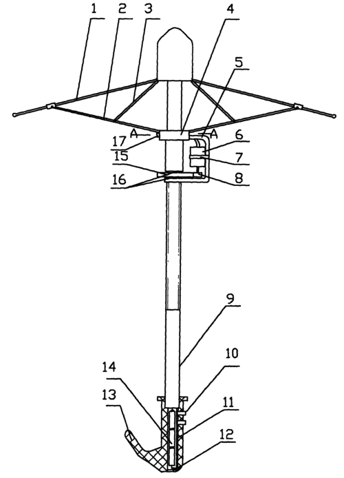 cn2822302y_一种全自动雨伞失效