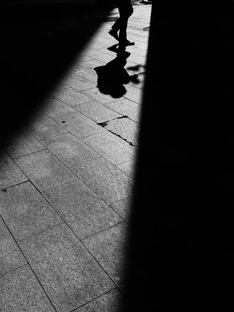 我站在光里,以黑影为标枪,磨刃向夕阳. 我站 - 抖音