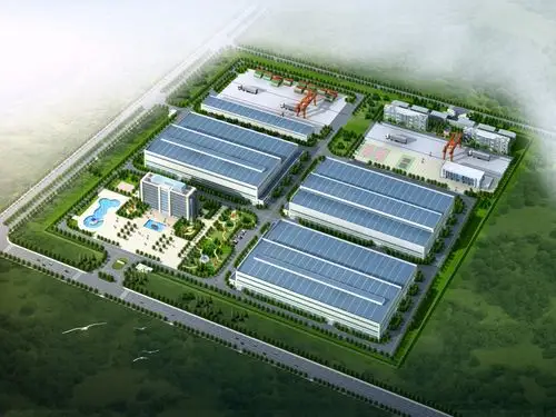 公司鸟瞰图厂区生产车间食堂集团运动会