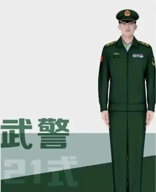 武警21式军装配发,真有型!有战友觉得帽徽偏大