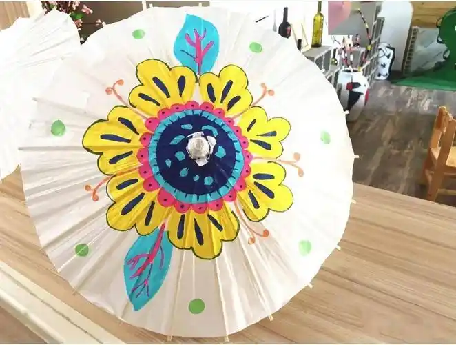 纸伞绘画创意无限撑开一片美丽世界