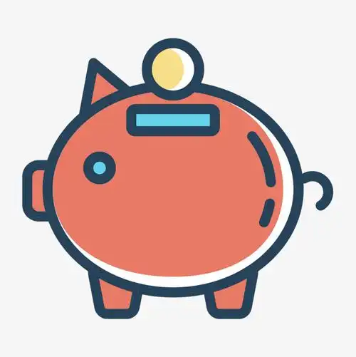 图片 图标元素 > 【png】 彩色手绘圆弧存钱罐元素