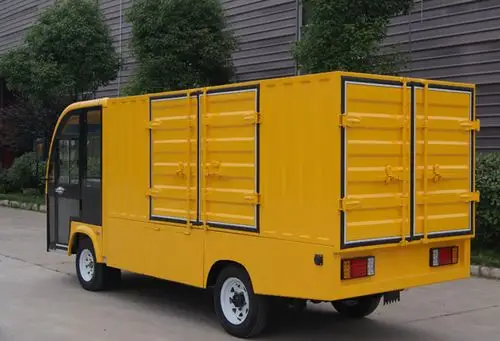 两边对开门封闭电动厢式货车
