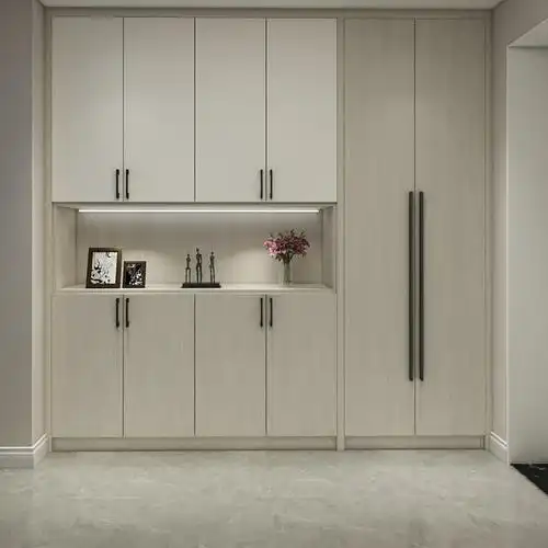 厂家隔断柜定制鞋柜到顶带凳子进门屏风玄关柜一体靠墙现代简约