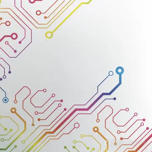 电路板的背景.eps10 矢量图