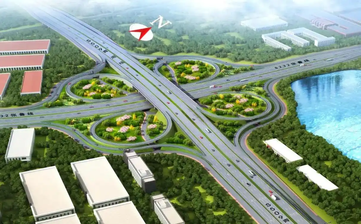 淄川立交即将封闭施工,拆除重建.淄博早期快速路网设计,曾打算 - 抖音